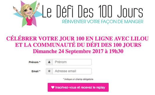 Célébrons ensemble le Défi des 100 Jours le 24 Septembre !