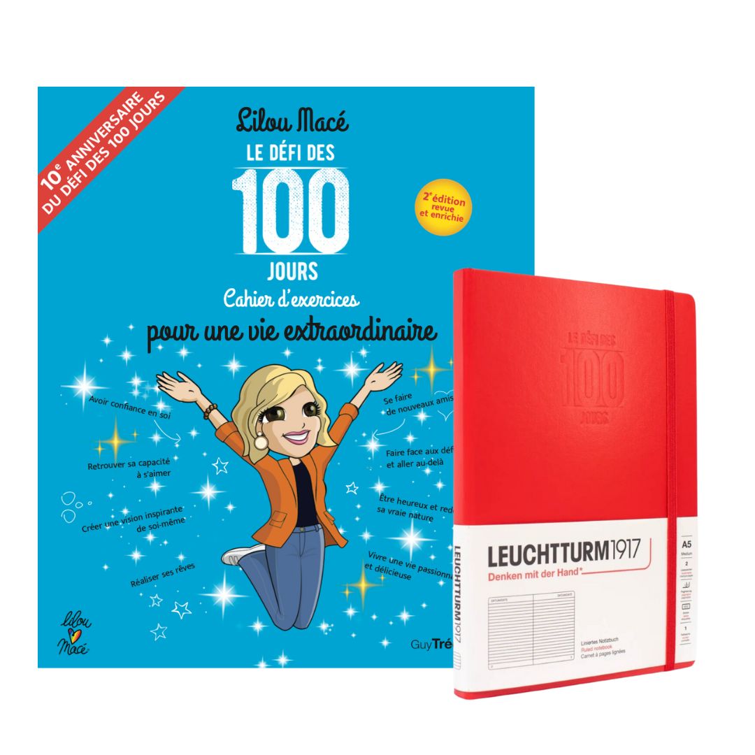 Précommande - PACK Cahier d'exercices du Défi des 100 jours VIE EXTRAORDINAIRE  + Carnet de notes