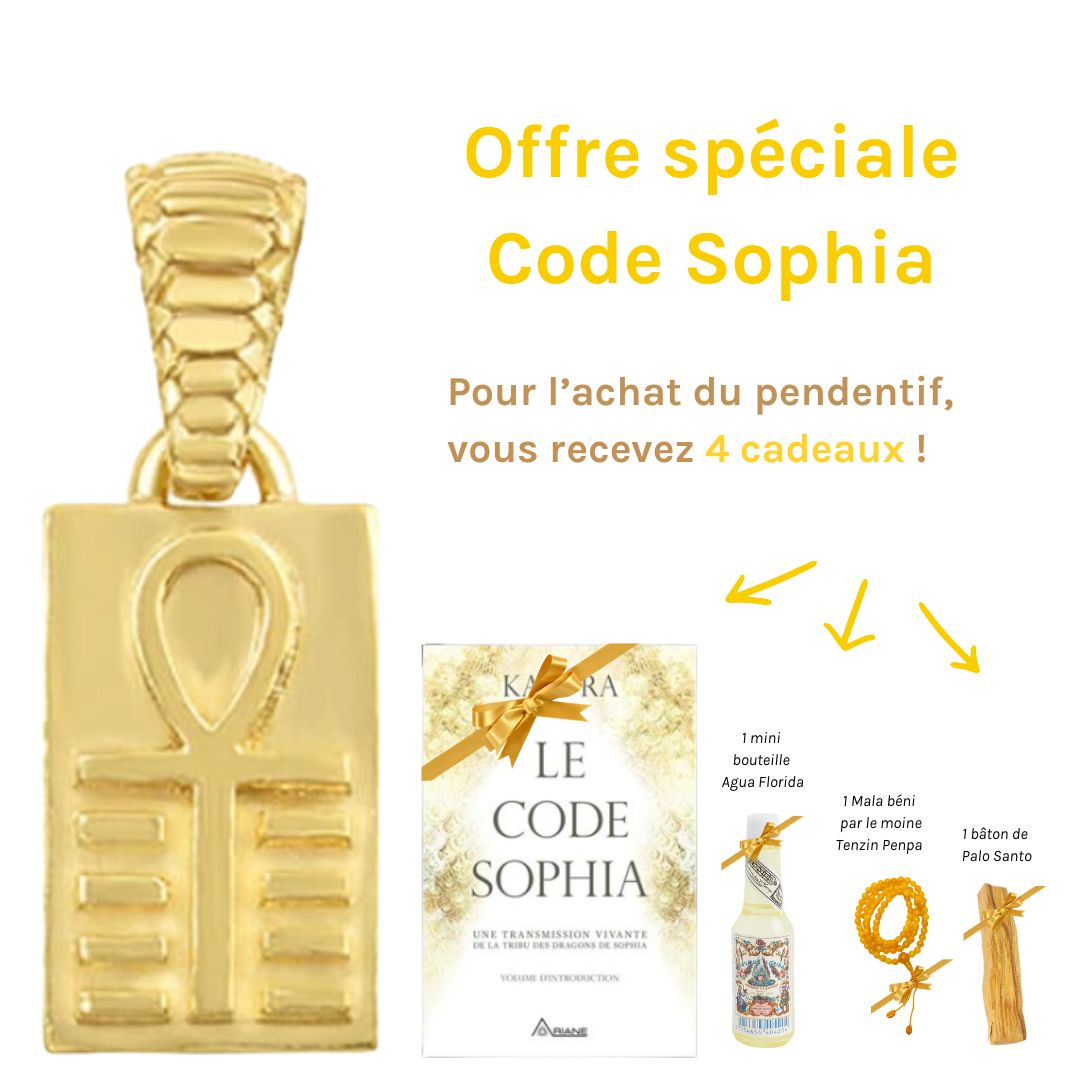 ISIS | Pendentif SOUVERAINETÉ en PLAQUÉ OR | LE CODE SOPHIA