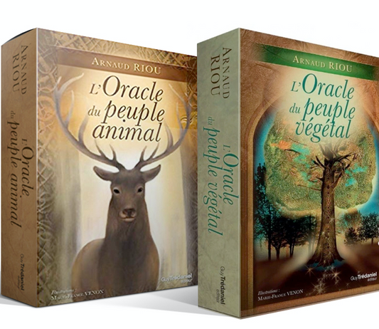 Pack L'Oracle du peuple animal & Oracle du peuple végétal d'Arnaud Riou