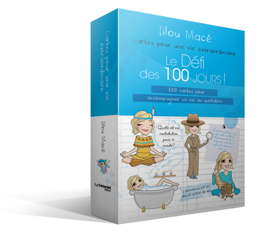 Cartes du défi des 100 jours POUR VIVRE UNE VIE EXTRAORDINAIRE